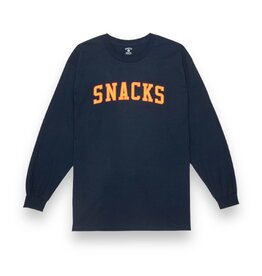 Quartersnacks Quartersnacks Snacks Varsity L/S Tee Navy