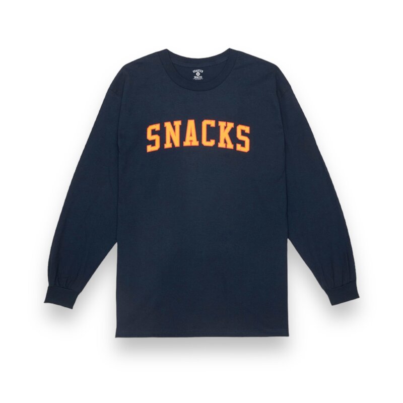 Quartersnacks Quartersnacks Snacks Varsity L/S Tee Navy