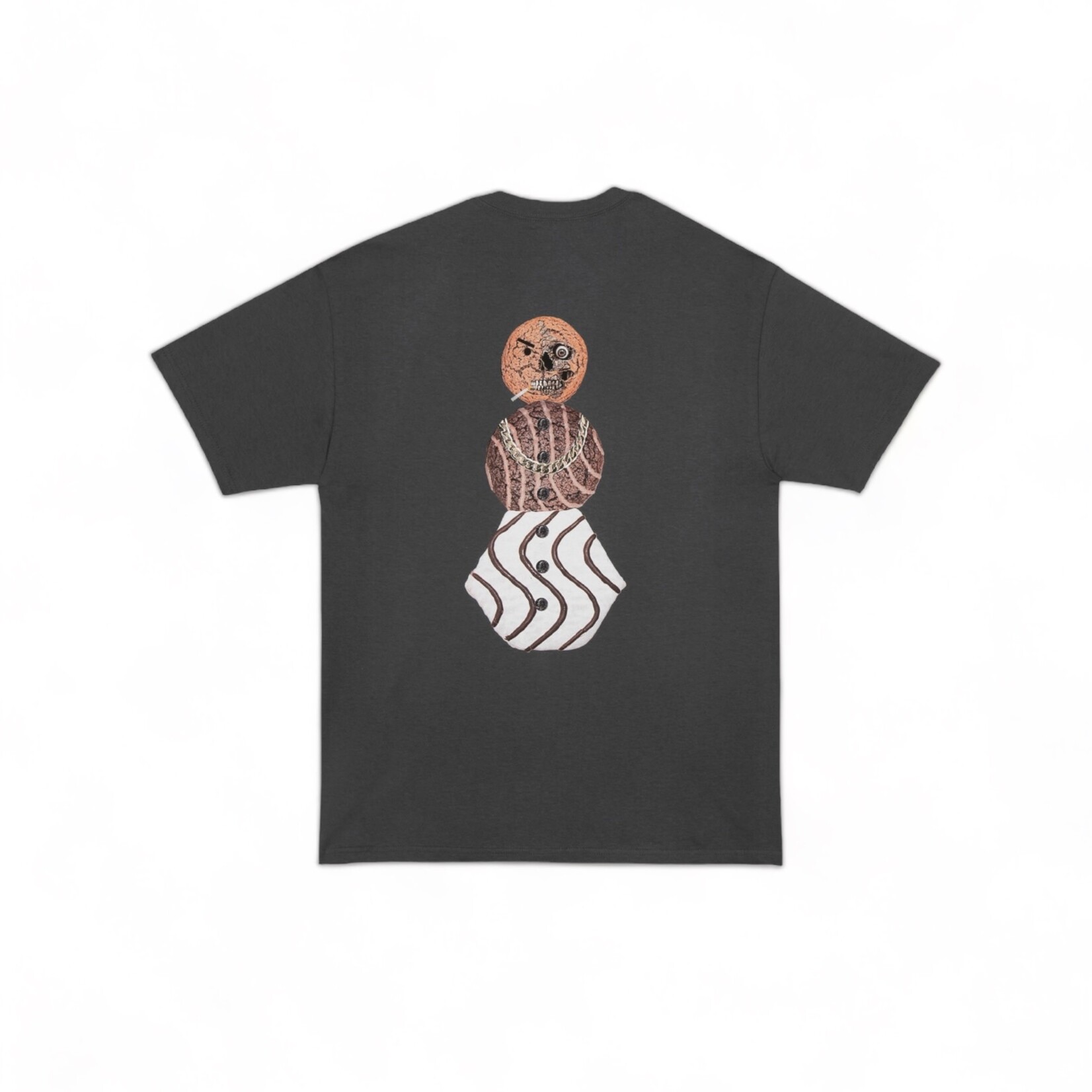 Quartersnacks Quartersnacks Halloween Snackman Tee Charcoal