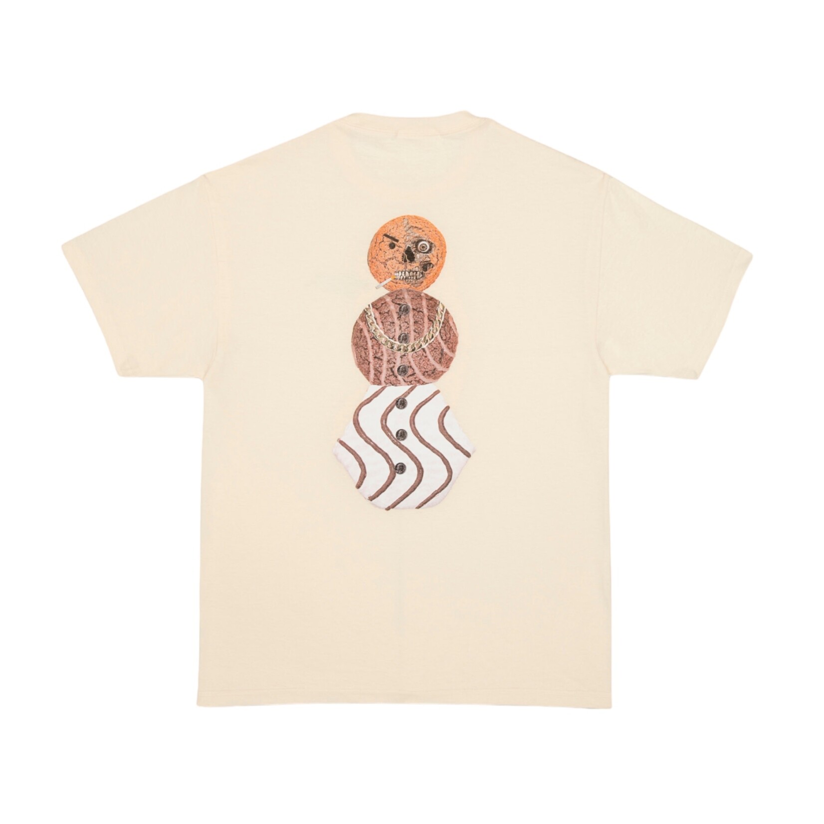 Quartersnacks Quartersnacks Halloween Snackman Tee Cream