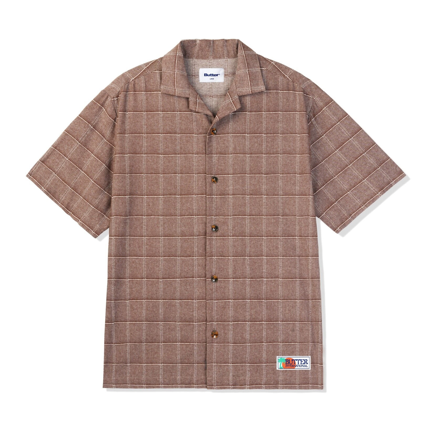 Butter Goods Butter Goods Pacific S/S Shirt Chestnut