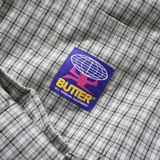Butter Goods Butter Goods Terrain L/S Shirt Grey/Black
