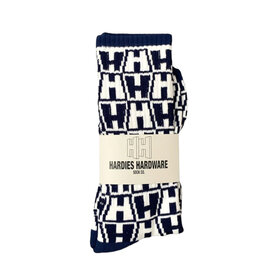 Hardies Hardies Double H Repeat Sock Brown/White