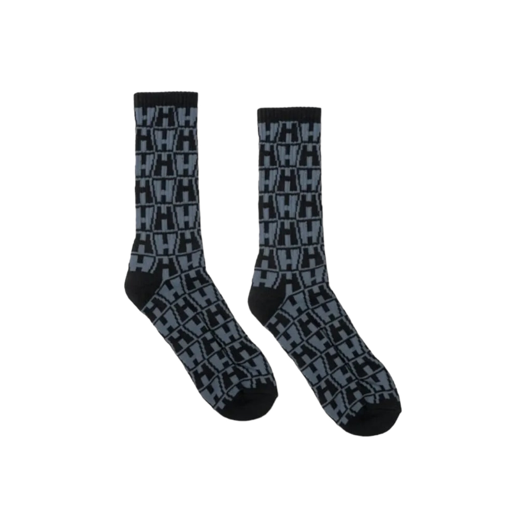 Hardies Hardies Double H Repeat Sock Black/Grey