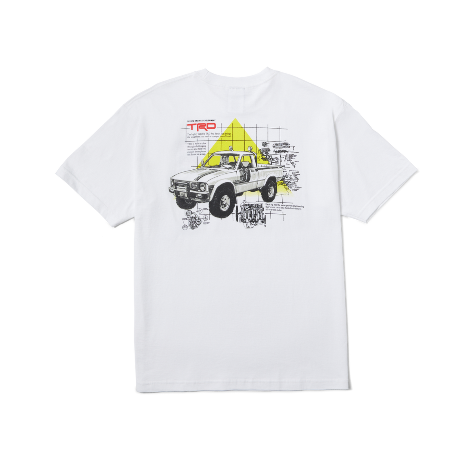 HUF Worldwide HUF X Toyota Concept Tee White