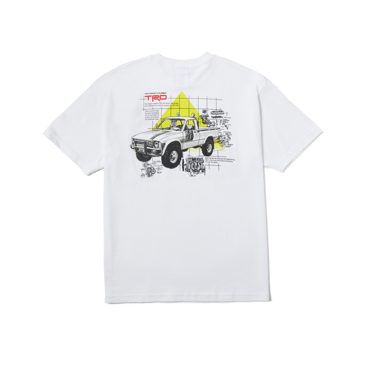 HUF X Toyota Concept Tee White - Post Modern Skate Shop