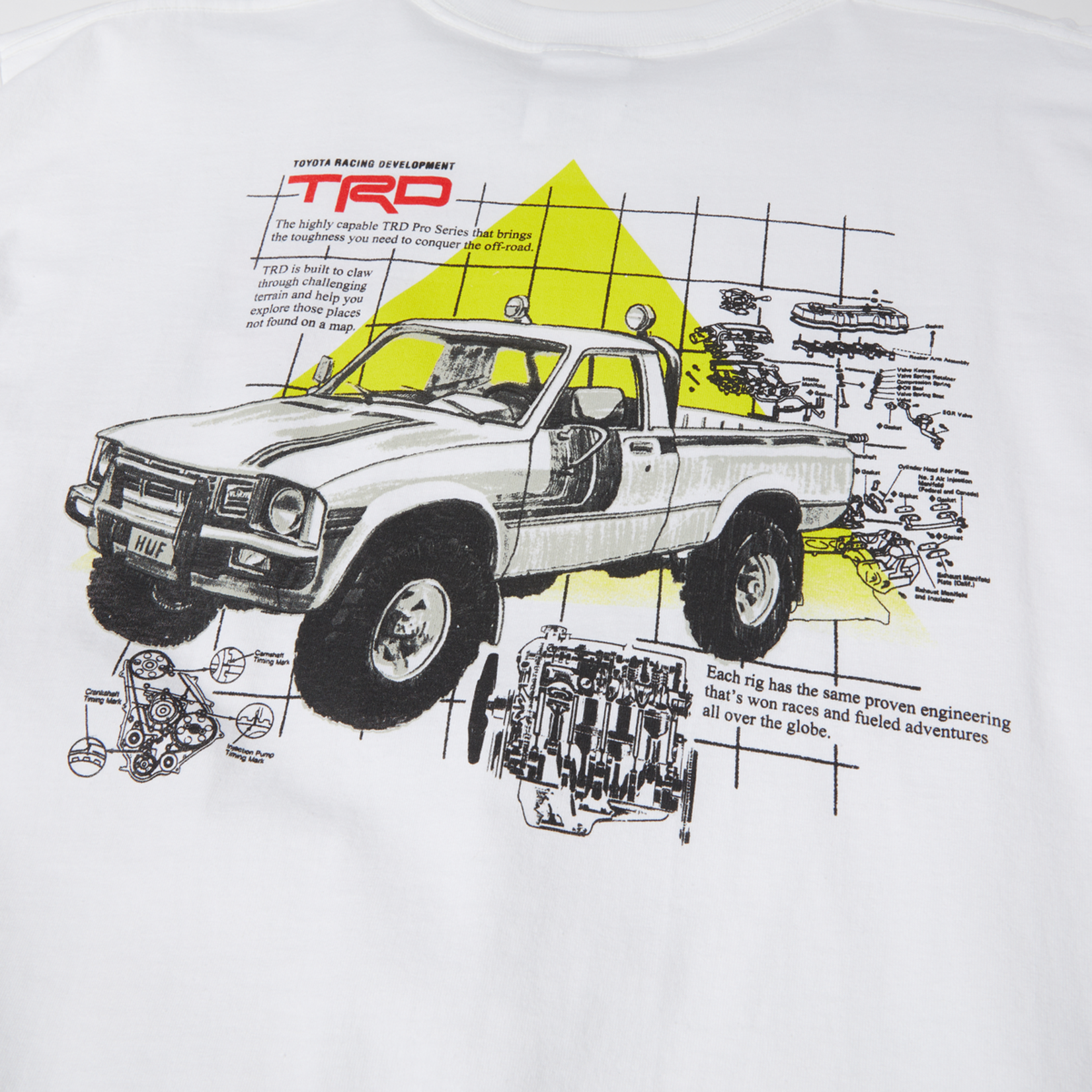 HUF Worldwide HUF X Toyota Concept Tee White