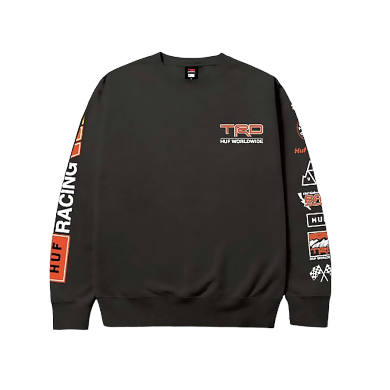 HUF Worldwide HUF X Toyota Concept Crewneck Fleece Black