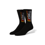 HUF Worldwide HUF x Toyota TRD Logo Crew Sock Black