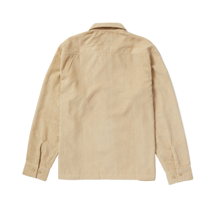 HUF Worldwide HUF Cornelius Zip Shirt Oatmeal