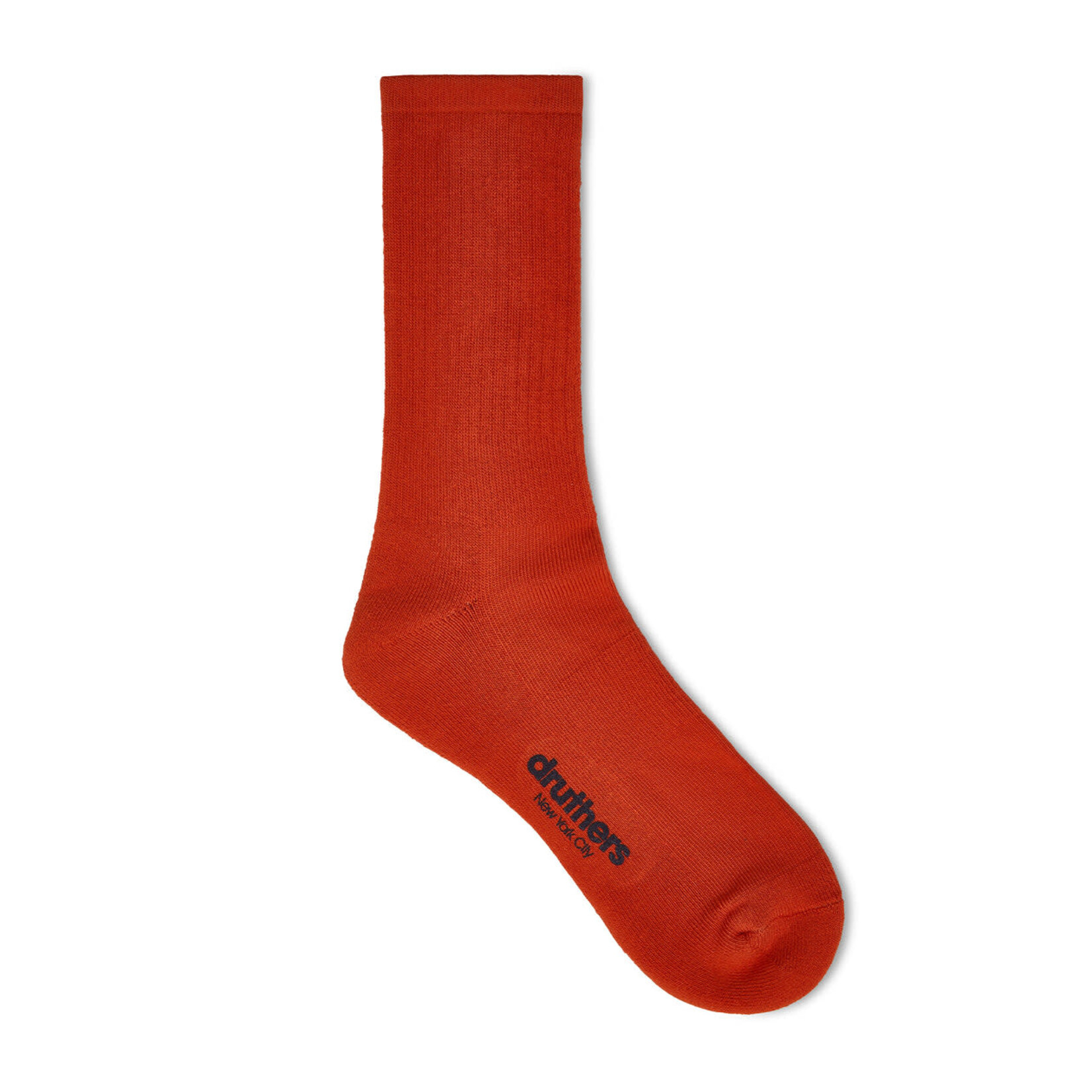 Druthers NYC Druthers Organic Cotton Everyday Crew Sock Red