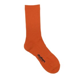 Druthers NYC Druthers Organic Cotton Everyday Crew Sock Dark Orange