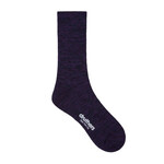 Druthers NYC Druthers Everyday Organic Cotton Me’lange Crew Sock Navy