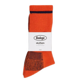 Druthers NYC Druthers Bodega Organic Cotton Defender Boot Sock Orange