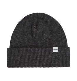 Druthers NYC Druthers Recycled Cotton Ribbed Knit Beanie Charcoal Overdye
