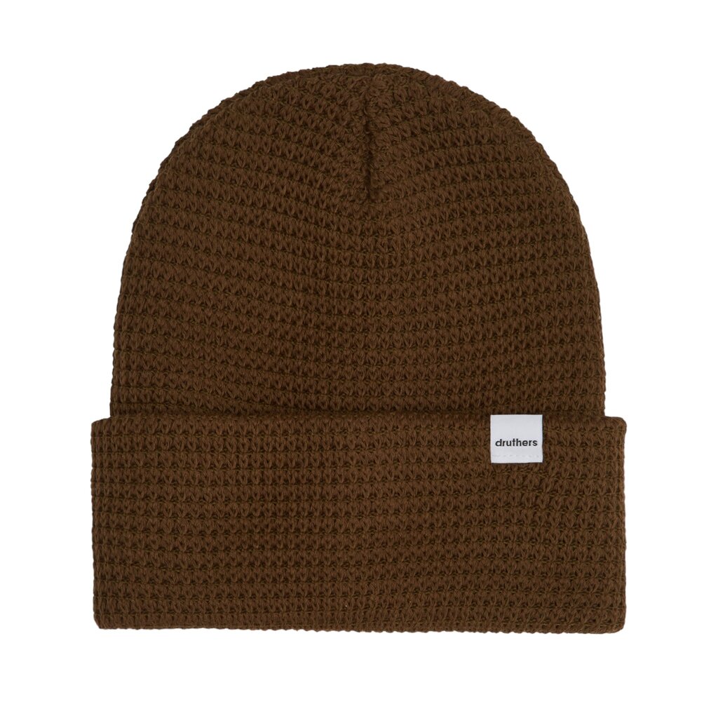 Druthers NYC Druthers Organic Cotton Waffle Knit Beanie Olive