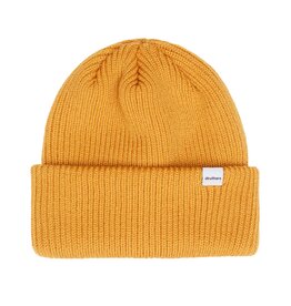Druthers NYC Druthers Merino Wool 1X1 Rib Knit Beanie Poppy Wool