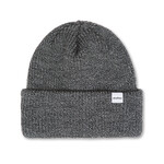 Druthers NYC Druthers Recycled Cotton Melange 1X1 Rib Beanie Charcoal