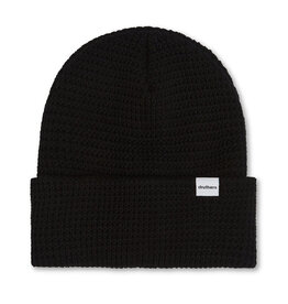 Druthers NYC Druthers Organic Cotton Waffle Knit Beanie Black