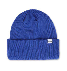 Druthers NYC Druthers Merino Wool 1X1 Rib Knit Beanie Marine Blue