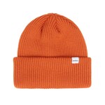 Druthers NYC Druthers Merino Wool 1X1 Rib Knit Beanie Orange