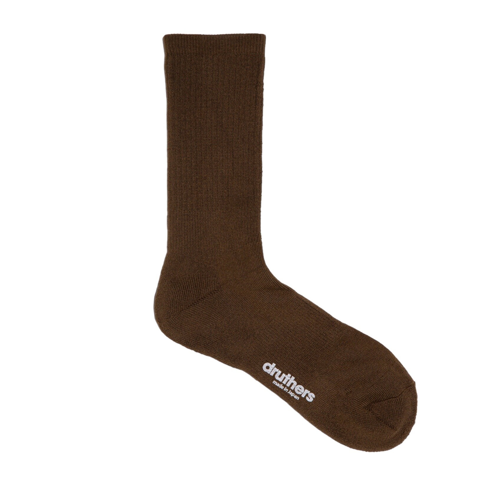 Druthers Everyday Organic Crew Sock Olive - Post Modern Skate Shop