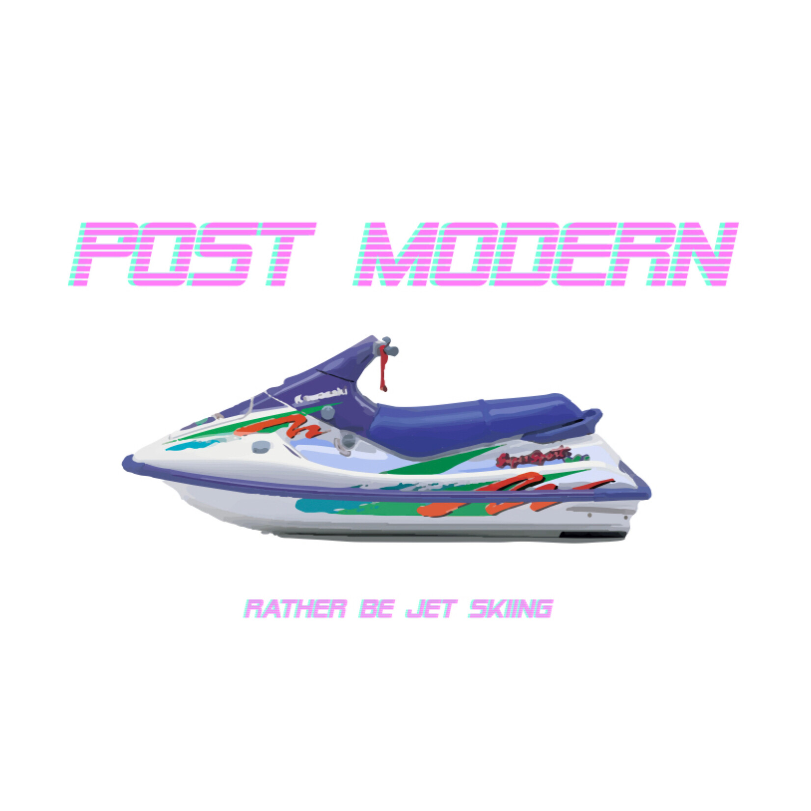 Post Modern Post Modern “Rather Be Jet Skiing” Tee Black