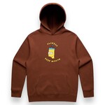 Post Modern Post Modern Bart Fleece Hoodie (Yellow Print)