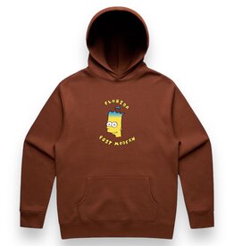 Post Modern Post Modern Bart Fleece Hoodie (Yellow Print)
