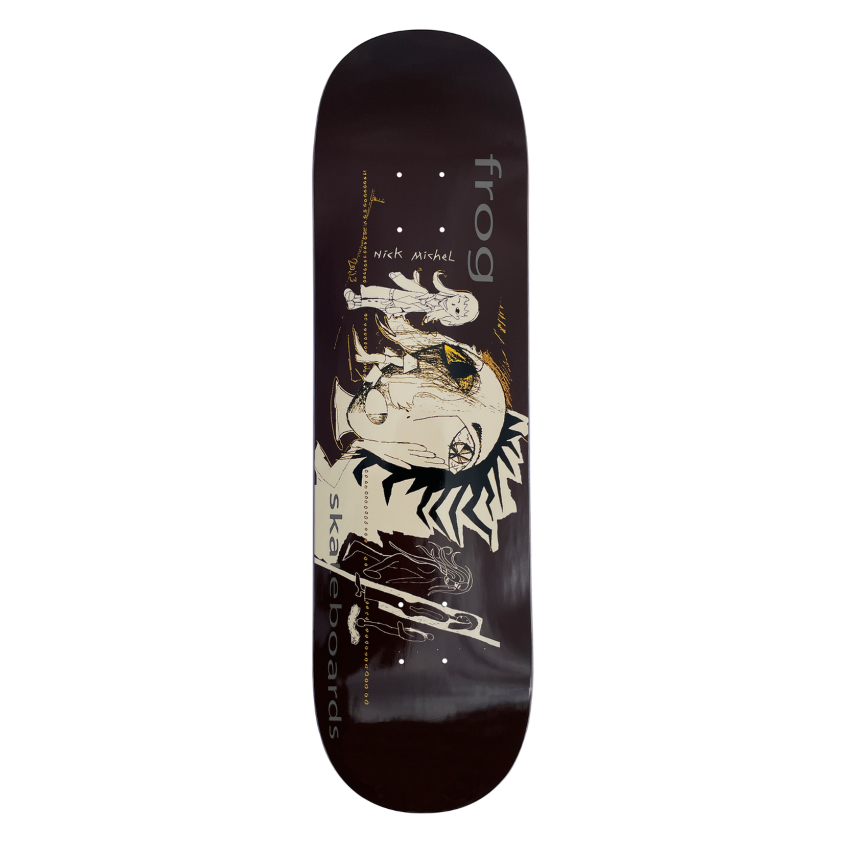 Frog Frog Screamers Nick Michel Deck 8.25”