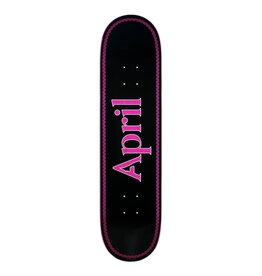 April April OG Logo Black Helix Deck 8.0”