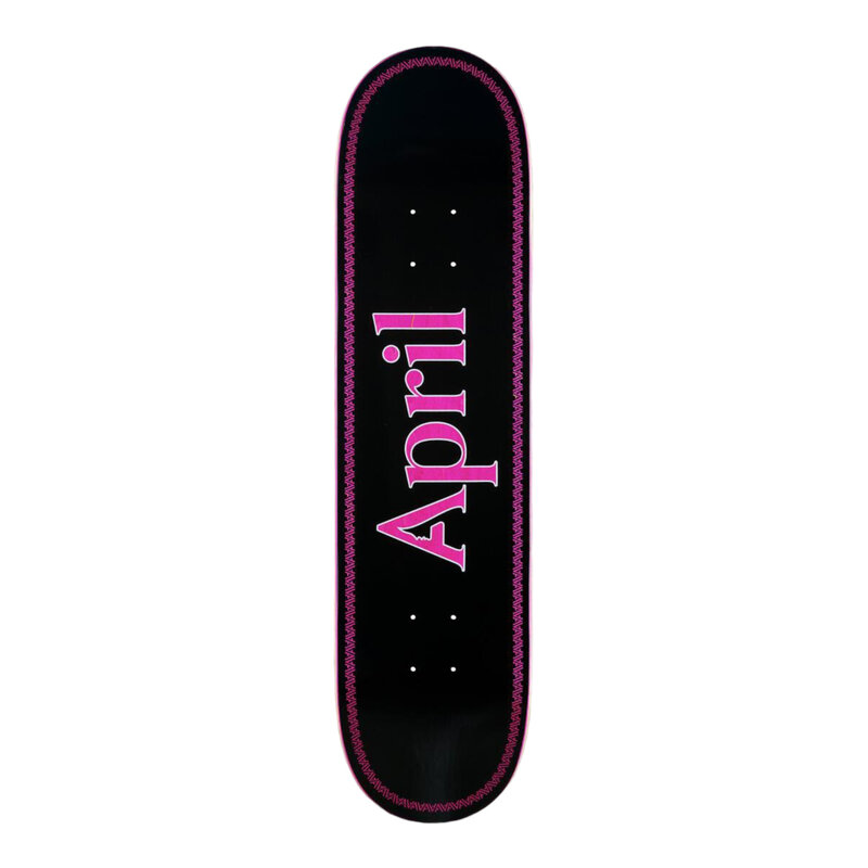 April April OG Logo Black Helix Deck 8.0”