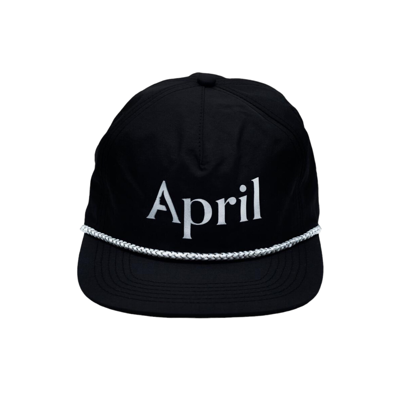 April April Logo Chrome Hat Black