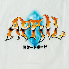 April April Skateboarding Tee Off White