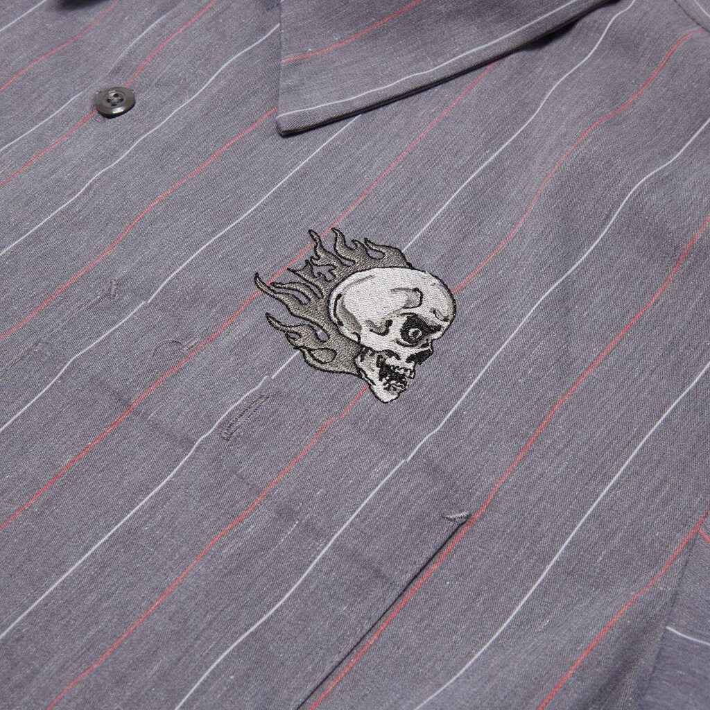 Baker Baker Torqued Pins Work Shirt Charcoal