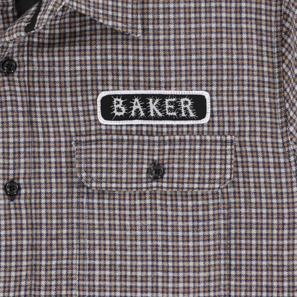 Baker Baker Stitch Flannel Jacket Black/Grey