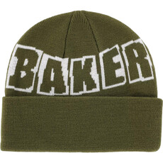 Baker Baker Brand Logo Beanie Dark Green