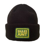 Shake Junt Shake Junt Box Logo Patch Beanie Black