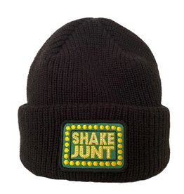 Shake Junt Shake Junt Box Logo Patch Beanie Black
