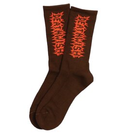 Deathwish Deathwish Stomp Brown Crew Socks