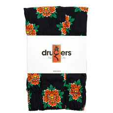 Druthers NYC Druthers Organic Cotton Kiku Punk Flower Boxer Short - Black