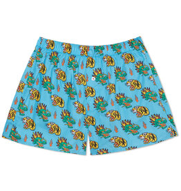 Druthers NYC Druthers Organic Cotton Kiku Punk Dragons Boxer Short Blue