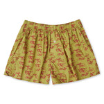 Druthers NYC Druthers Organic Cotton Gorey Sketch Shroom Boxer Short Butterscotch