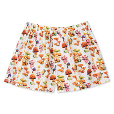 Druthers NYC Druthers Organic Cotton Seb Gorey Watercolor Shrooms Boxer Short White