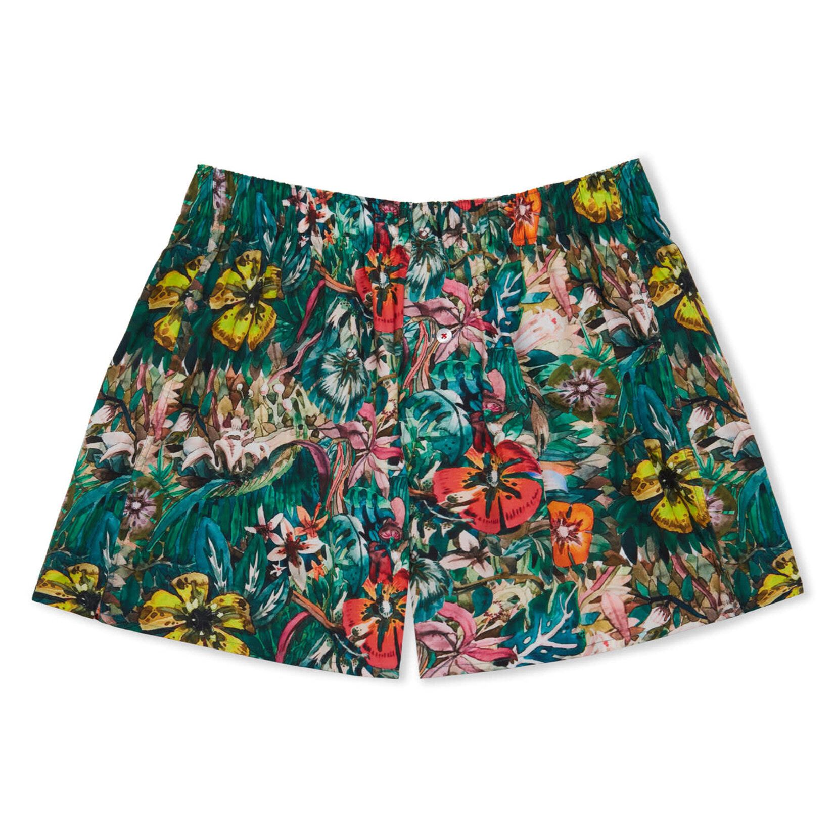 Druthers NYC Druthers Organic Cotton Gorey Aloha Boxer Shorts Jungle