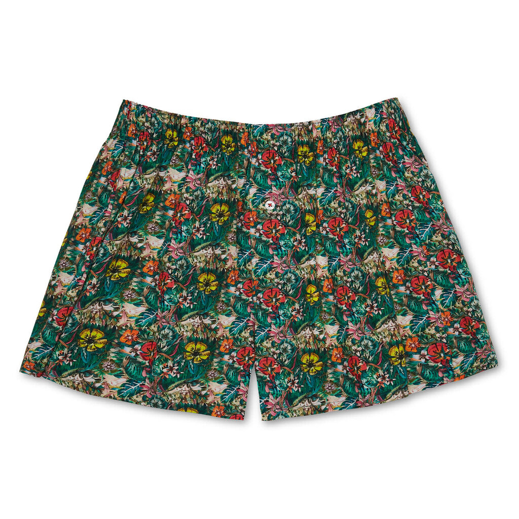 Druthers NYC Druthers Organic Cotton Gorey Aloha Boxer Shorts Jungle