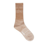 Druthers NYC Druthers Organic Cotton Gradient Crew Sock Brown & Taupe