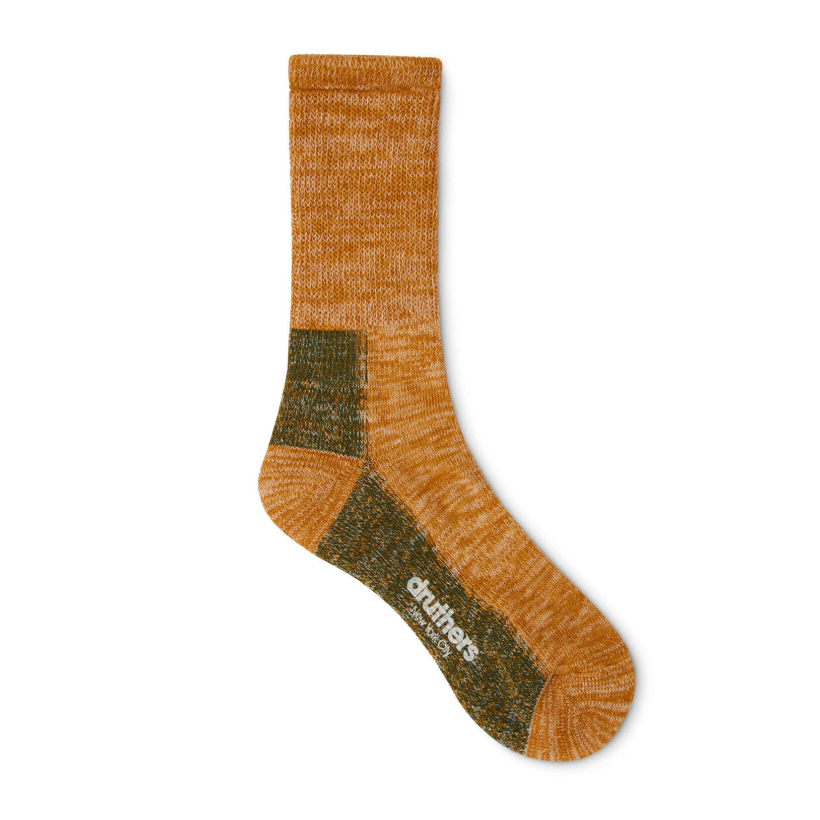 Druthers NYC Druthers Organic Cotton Defender Boot Sock - Turmeric Mélange
