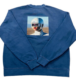 Post Modern Post Modern Astro Girl 5.0 Fleece Crewneck Faded Blue
