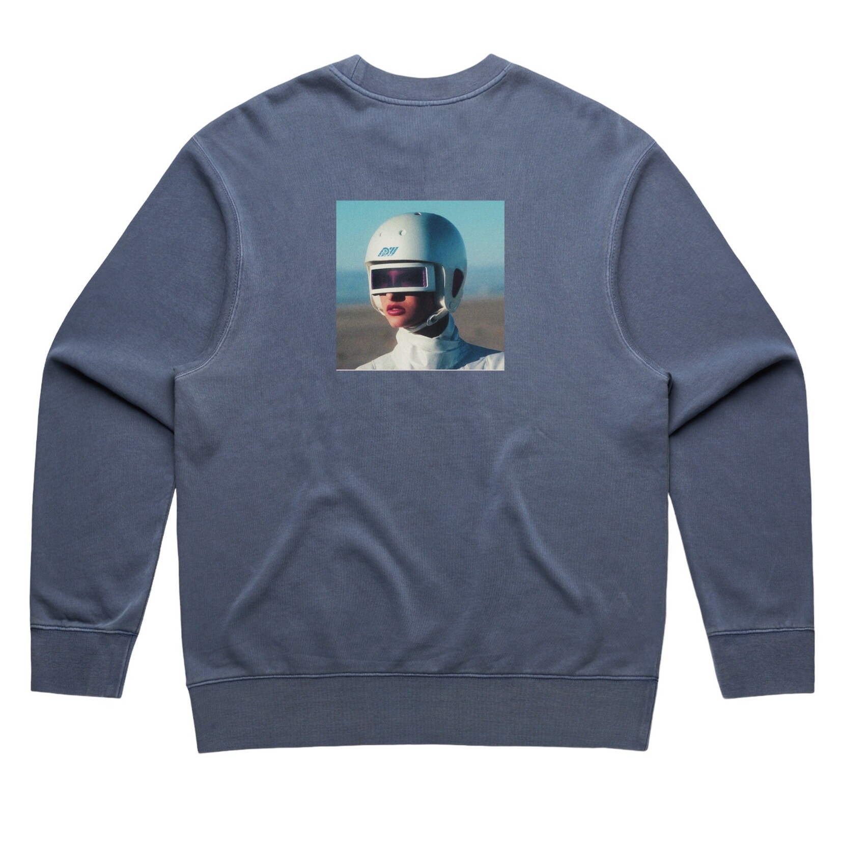 Post Modern Post Modern Astro Girl 5.0 Fleece Crewneck Faded Blue